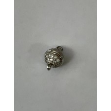 Застібка магнітна, Латунь з фіанітами